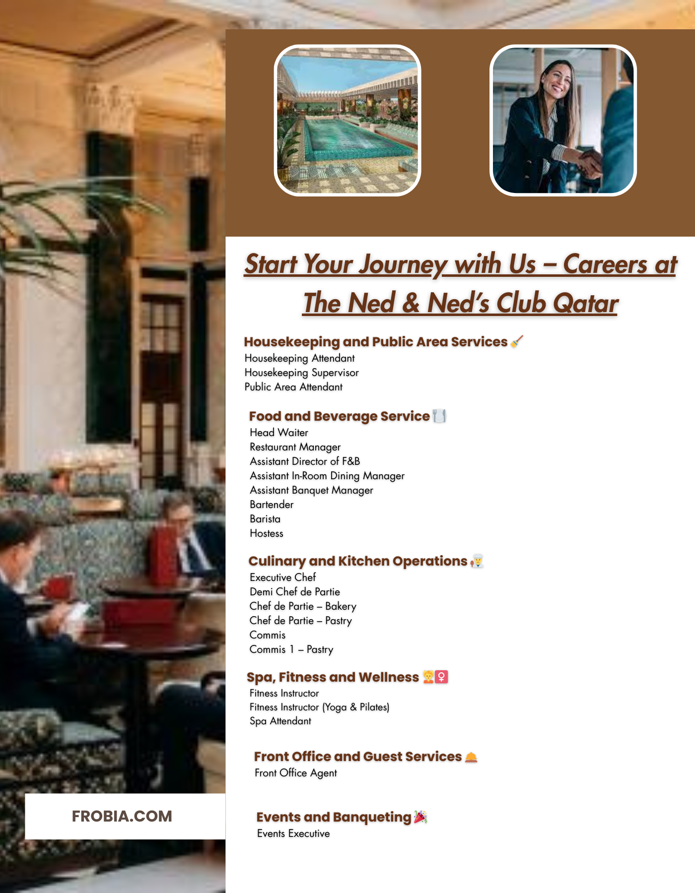 Start Your Journey with Us – Careers at The Ned & Ned’s Club Qatar